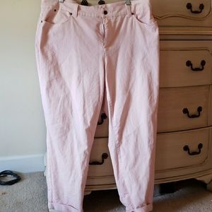 Talbots 18w pale pink jeans